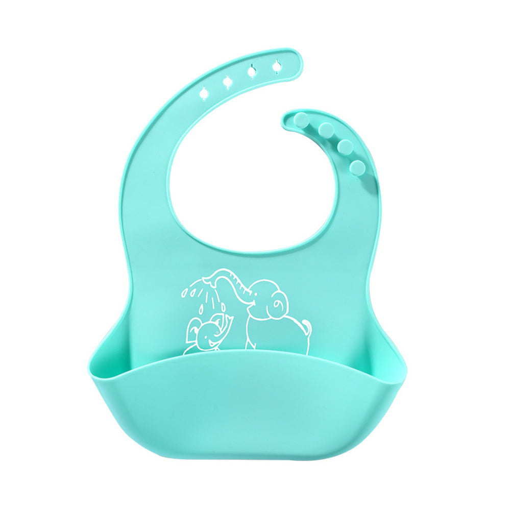 Baby Food Bib baby meal silicone saliva bag