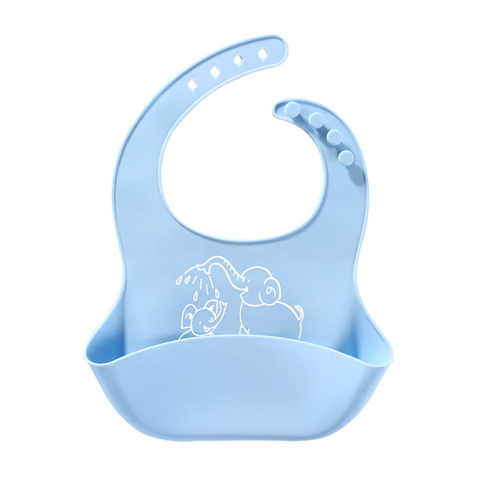 Baby Food Bib baby meal silicone saliva bag